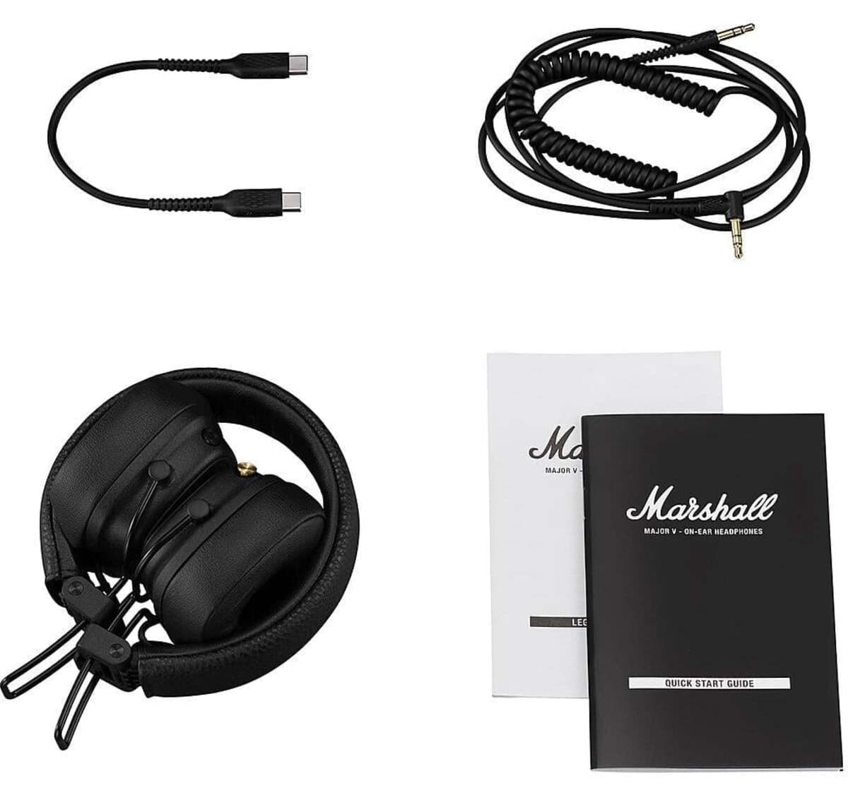 هدفون بلوتوثی Marshall مشکی Major V هدفون بلوتوثی Marshall مشکی Major V