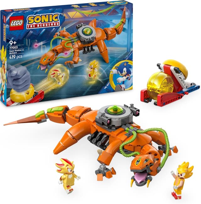 لگو 77003 Sonic The Hedgehog Super Shadow در برابر Biolizard از لگو 77003 Sonic The Hedgehog Super Shadow در برابر Biolizard از