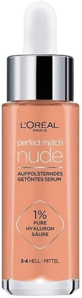سرم رنگی L'Oreal Paris مدل Perfect Match شماره 6-7 متوسط حاوی هیالورونیک اسید 1 x 30 ml سرم رنگی L'Oreal Paris مدل Perfect Match شماره 6-7 متوسط حاوی هیالورونیک اسید 1 x 30 ml