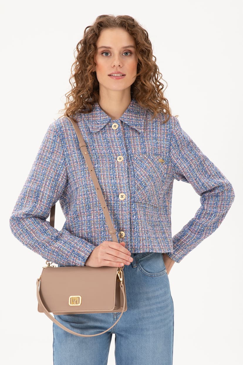کیف دوشی مورب زنانه U.S. Polo Assn. رنگ قهوهای روشن مدل 50300311-VR052 کیف دوشی مورب زنانه U.S. Polo Assn. رنگ قهوهای روشن مدل 50300311-VR052