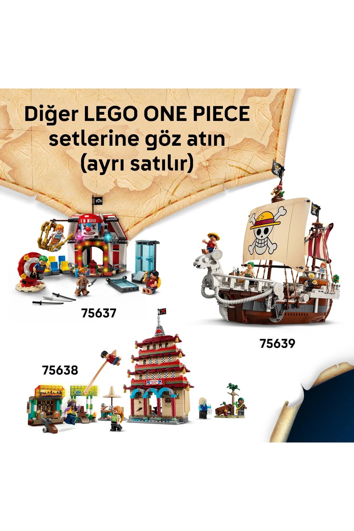 ست ساختنی 8+ سال لگو ONE PIECE کلبه روستای آسیاب بادی مدل 75636، 299 قطعه ست ساختنی 8+ سال لگو ONE PIECE کلبه روستای آسیاب بادی مدل 75636، 299 قطعه