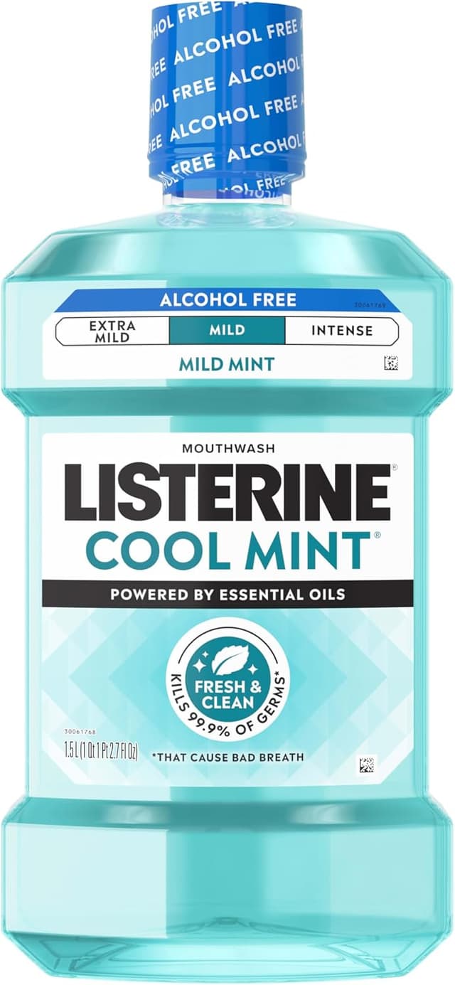 دهانشویه Listerine با طعم نعناع تمیز Zero حجم 1.5LT دهانشویه Listerine با طعم نعناع تمیز Zero حجم 1.5LT