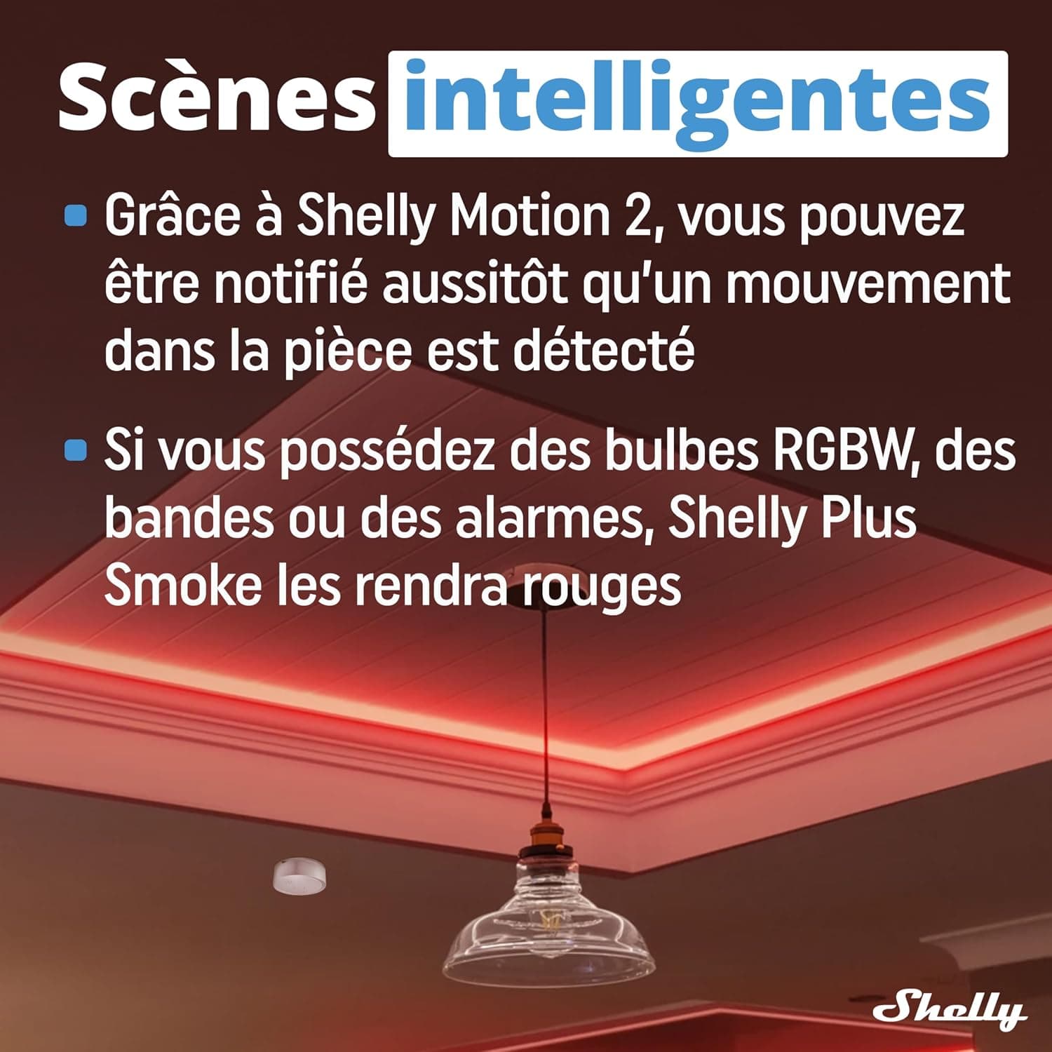 آشکارساز دود هوشمند Shelly Plus با Wi-Fi و Bluetooth، سازگار با Alexa و Google Home، هشدار صوتی و نوری آشکارساز دود هوشمند Shelly Plus با Wi-Fi و Bluetooth، سازگار با Alexa و Google Home، هشدار صوتی و نوری