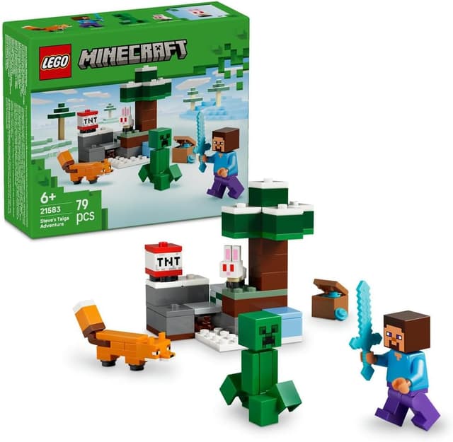 لگو 21583 Minecraft ماجراجویی Steve's Taiga لگو 21583 Minecraft ماجراجویی Steve's Taiga