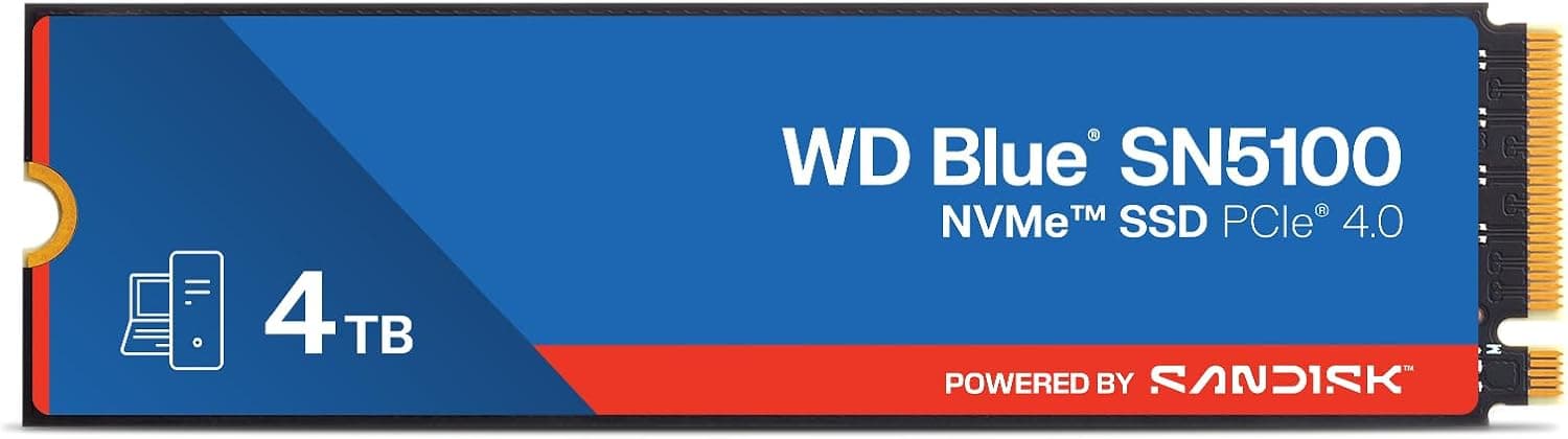 SSD اینترنال 500GB SANDISK WD Blue SN5100 با رابط NVMe مدل WDS500G5B0E SSD اینترنال 500GB SANDISK WD Blue SN5100 با رابط NVMe مدل WDS500G5B0E