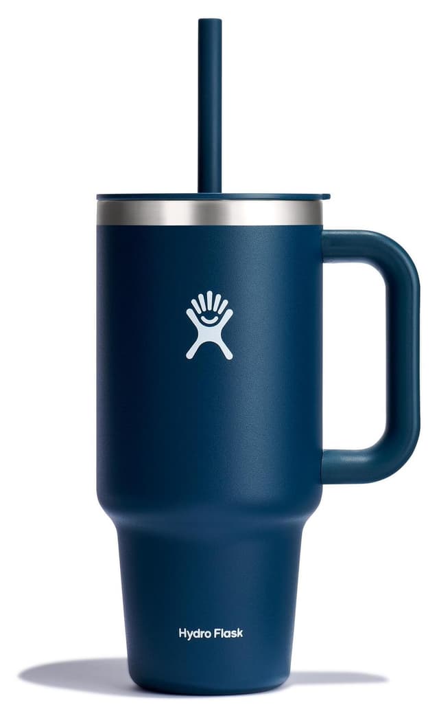 لیوان سفری نیدار Hydro Flask All Around Travel Tumbler نیلی سرمهای 946 ml (32 Oz) لیوان سفری نیدار Hydro Flask All Around Travel Tumbler نیلی سرمهای 946 ml (32 Oz)
