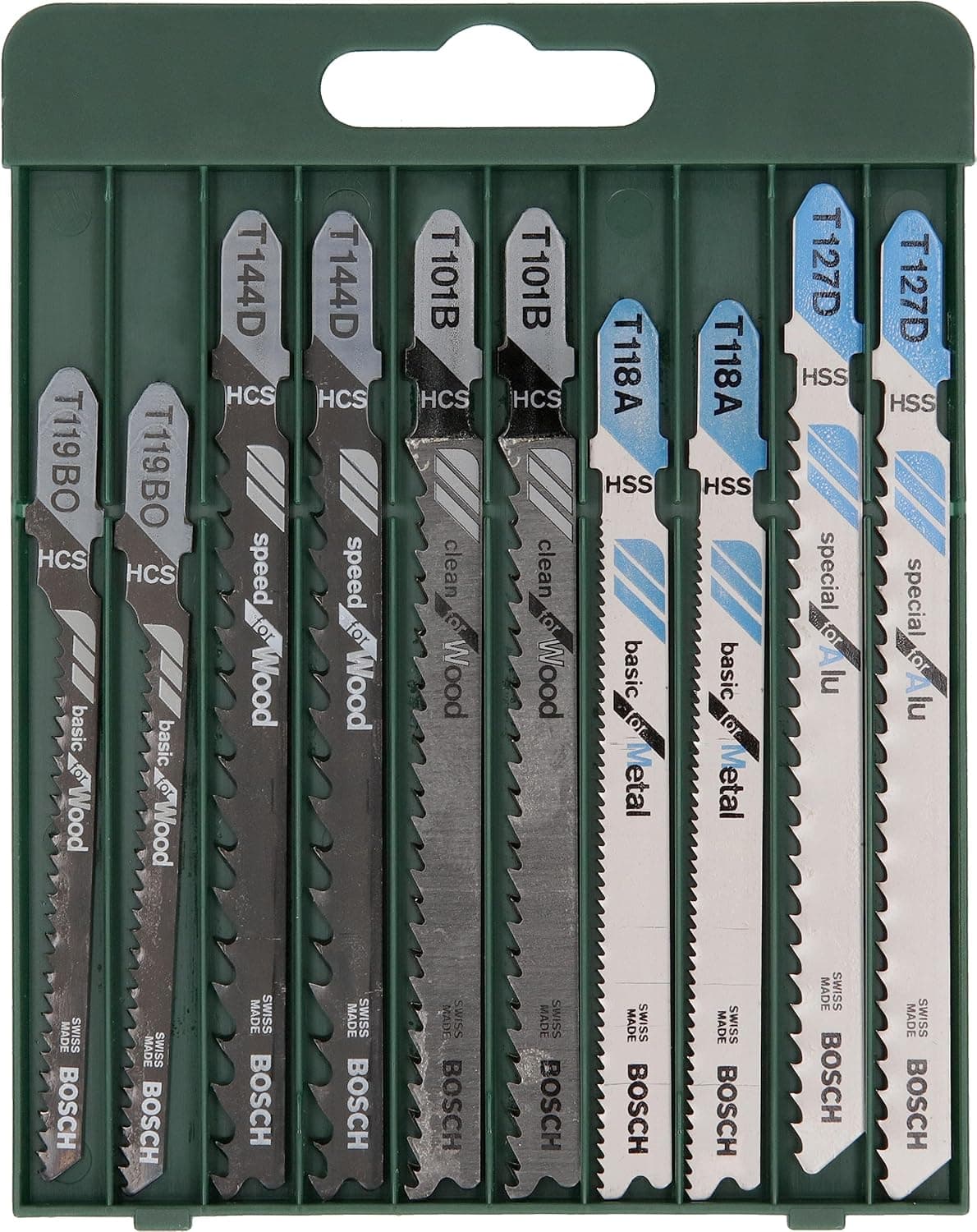 ست تیغه اره دکوپاژ Bosch Professional Accessories سبز 10 عدد ست تیغه اره دکوپاژ Bosch Professional Accessories سبز 10 عدد