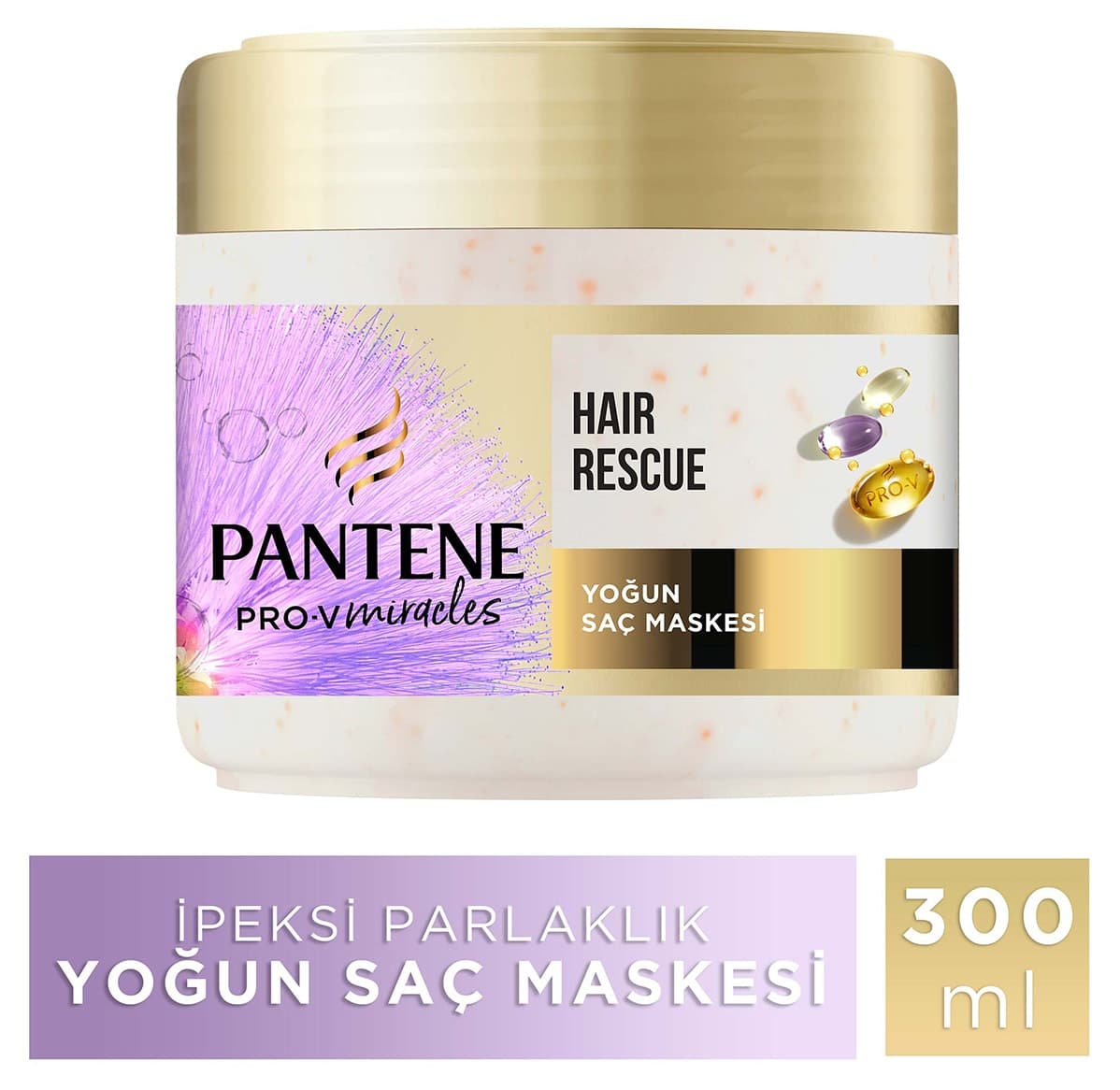 ماسک مو Pantene با براقیت ابریشمی برای موهای فرآوریشده PRO-V MIRACLES 300ML ماسک مو Pantene با براقیت ابریشمی برای موهای فرآوریشده PRO-V MIRACLES 300ML