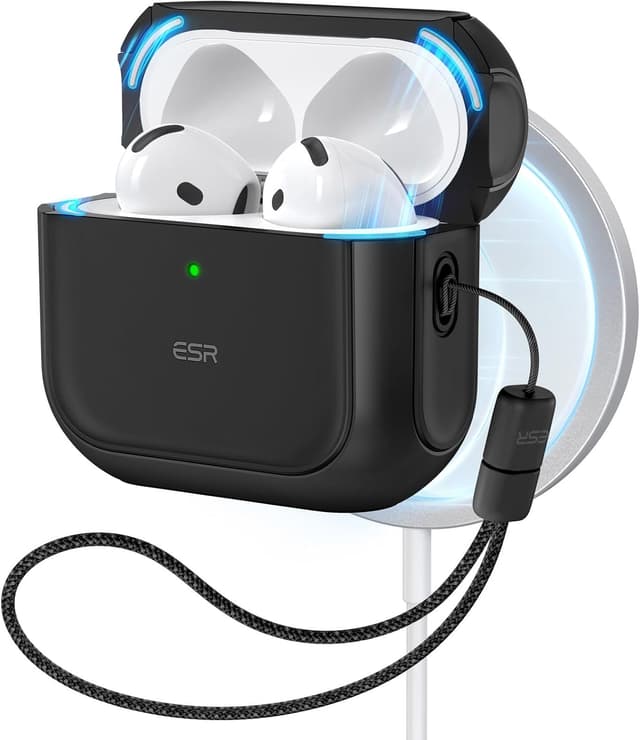 کاور ESR برای AirPods 5/4 (2026/2024) سازگار با MagSafe مشکی کاور ESR برای AirPods 5/4 (2026/2024) سازگار با MagSafe مشکی