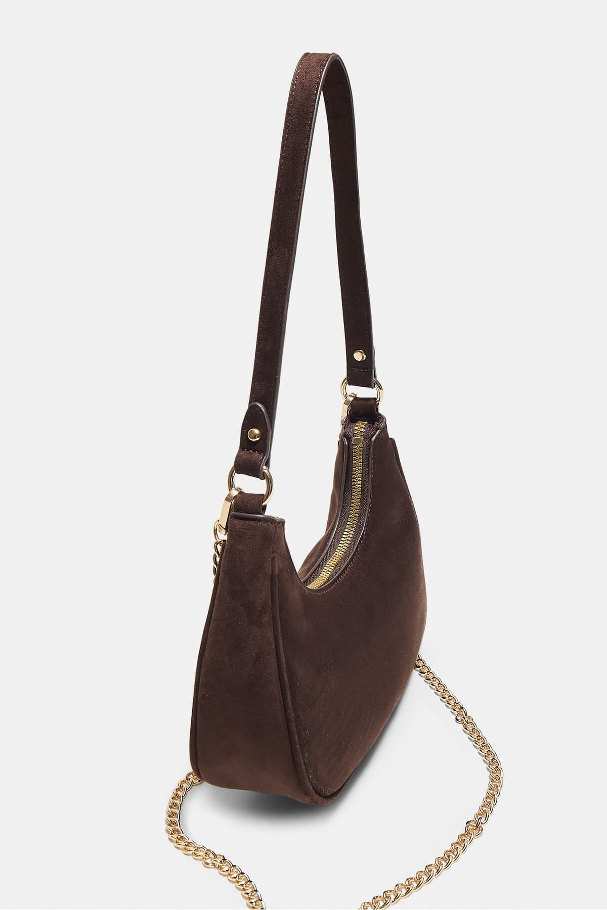 کیف دوشی زنانه Stradivarius هلالی کیف دوشی زنانه Stradivarius هلالی