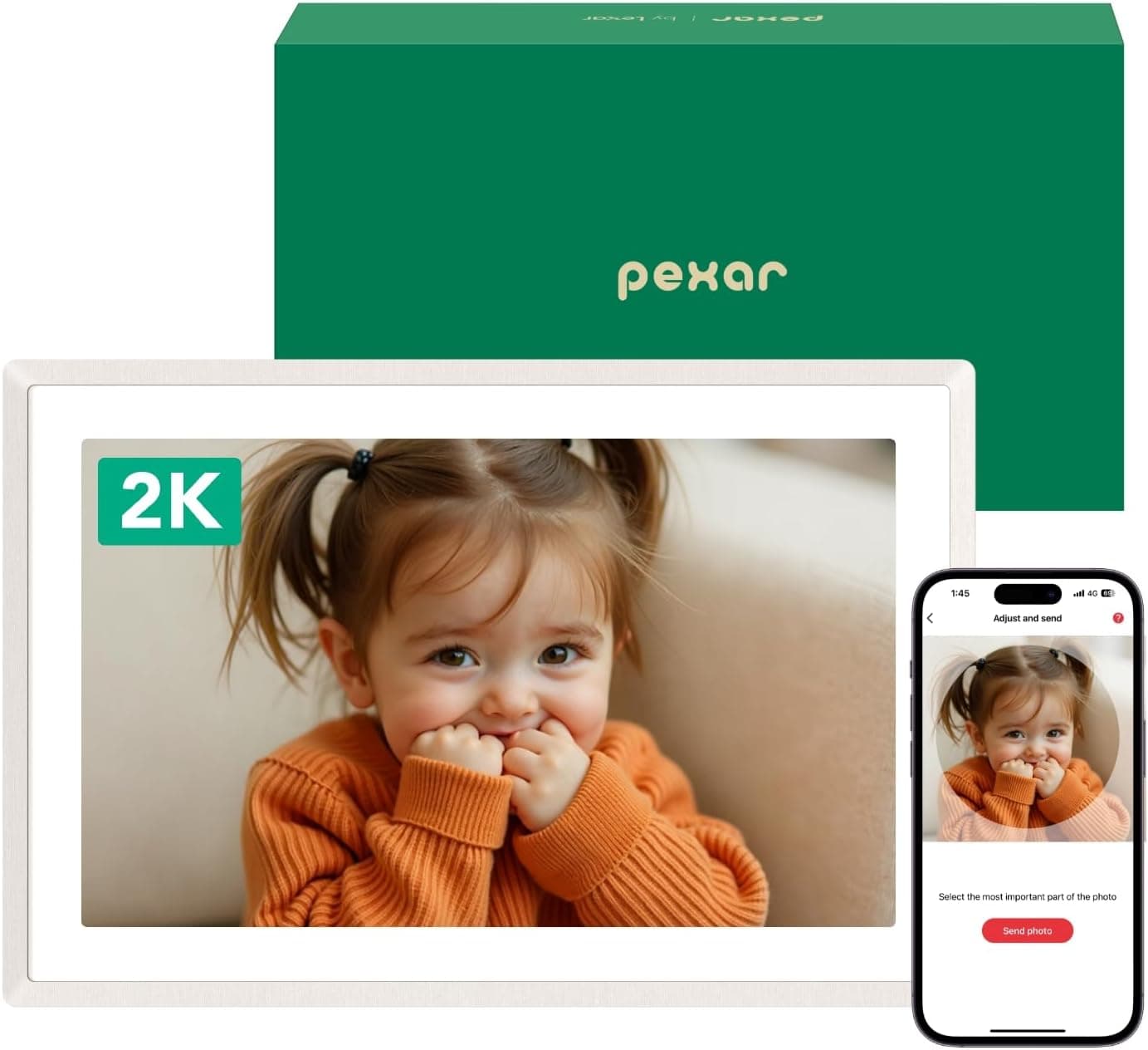 قاب عکس دیجیتال Pexar وایفای 11 اینچ 2K ضدبازتاب 32GB قاب عکس دیجیتال Pexar وایفای 11 اینچ 2K ضدبازتاب 32GB