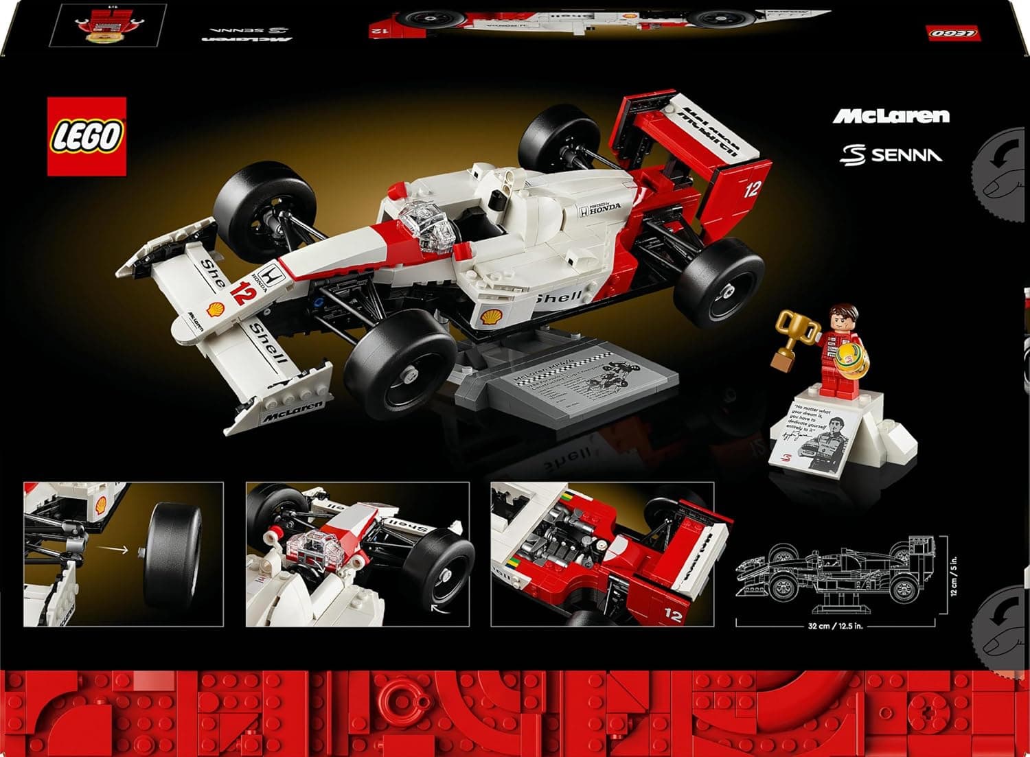 لگو Icons McLaren MP4 /4 و Ayrton Senna مدل 10330 لگو Icons McLaren MP4 /4 و Ayrton Senna مدل 10330