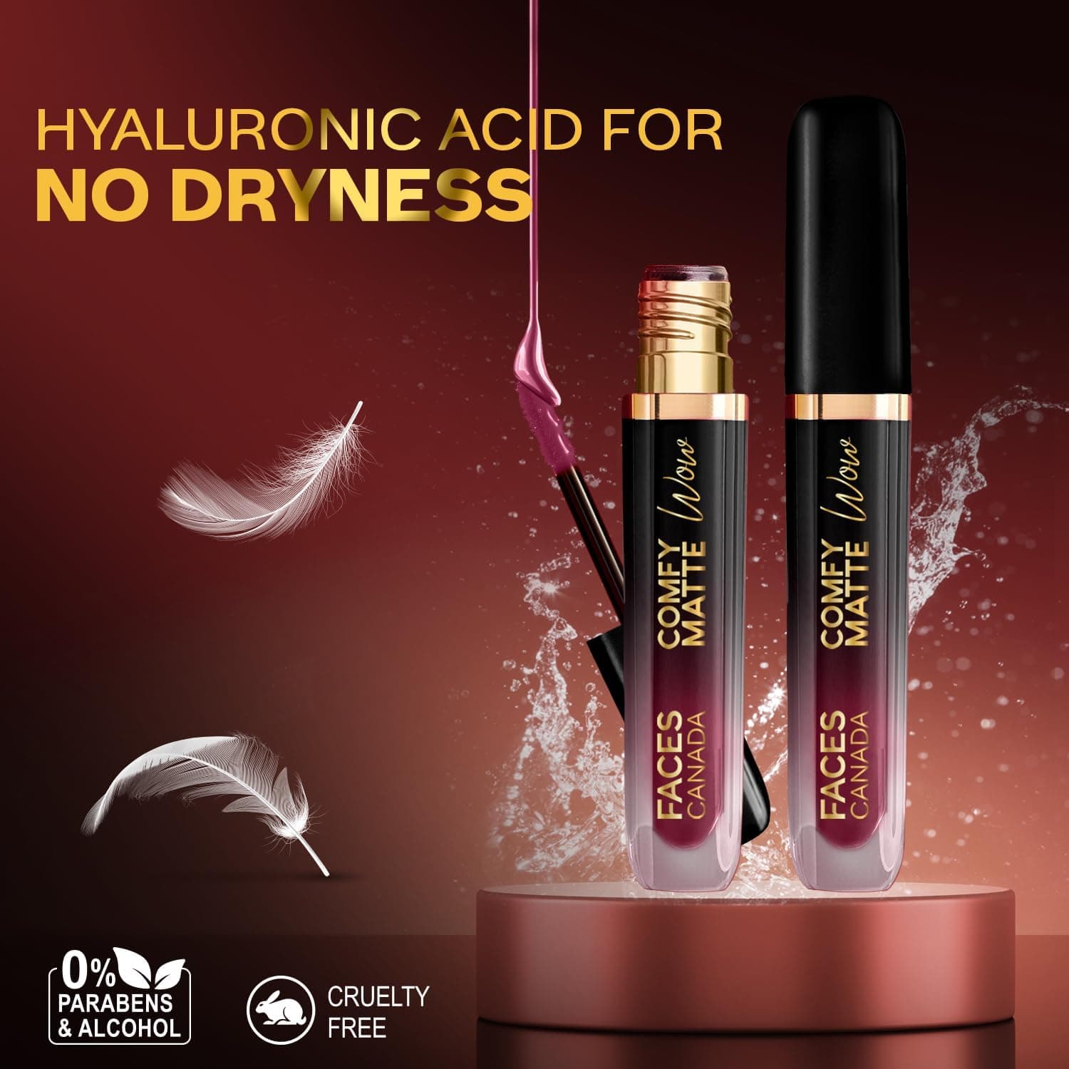 رژ لب مایع مات FACESCANADA رنگ Plum Passion 04، 3.8ml رژ لب مایع مات FACESCANADA رنگ Plum Passion 04، 3.8ml