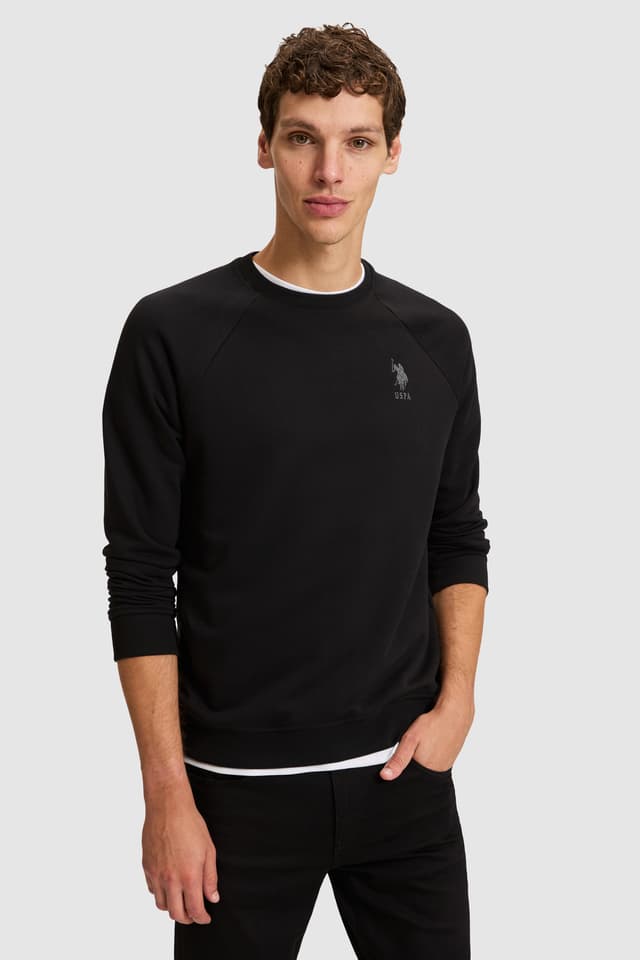 سویشرت مردانه U.S. Polo Assn. مشکی بیسیک مدل 50329441-VR046 سویشرت مردانه U.S. Polo Assn. مشکی بیسیک مدل 50329441-VR046