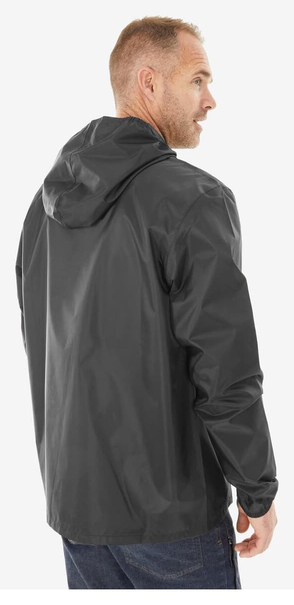 بارانی مردانه Decathlon Quechua اوتدور سیاه مدل Raincut بارانی مردانه Decathlon Quechua اوتدور سیاه مدل Raincut