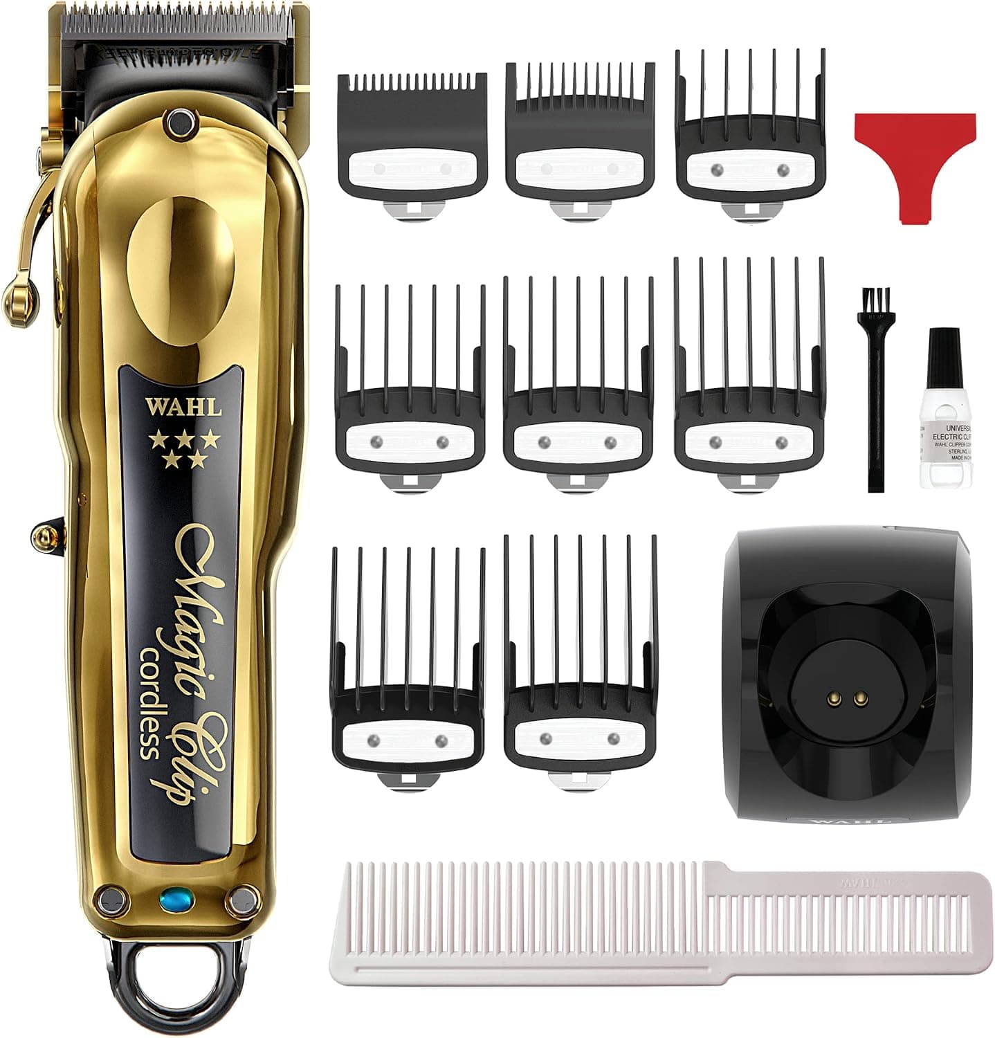 ماشین اصلاح مو حرفهای Wahl 5 Star Cordless Magic Clip طلایی ماشین اصلاح مو حرفهای Wahl 5 Star Cordless Magic Clip طلایی