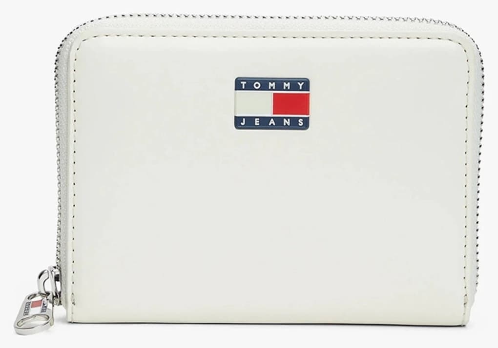 کیف پول پسرانه Tommy Hilfiger TJW Must زیپ دار متوسط سفید مدل AW0AW18090YBI کیف پول پسرانه Tommy Hilfiger TJW Must زیپ دار متوسط سفید مدل AW0AW18090YBI