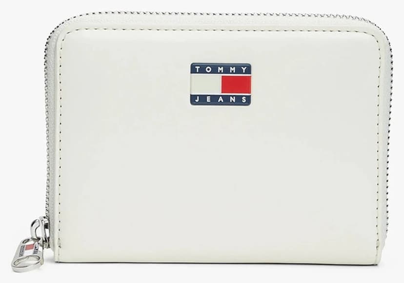 کیف پول پسرانه Tommy Hilfiger TJW Must زیپ دار متوسط سفید مدل AW0AW18090YBI کیف پول پسرانه Tommy Hilfiger TJW Must زیپ دار متوسط سفید مدل AW0AW18090YBI