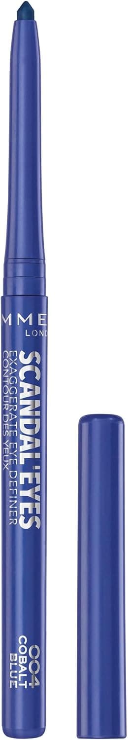 مداد چشم Rimmel London Scandaleyes Exaggerate آبی کبالت مدل 04 0.35G - 0.01 Fl Oz مداد چشم Rimmel London Scandaleyes Exaggerate آبی کبالت مدل 04 0.35G - 0.01 Fl Oz