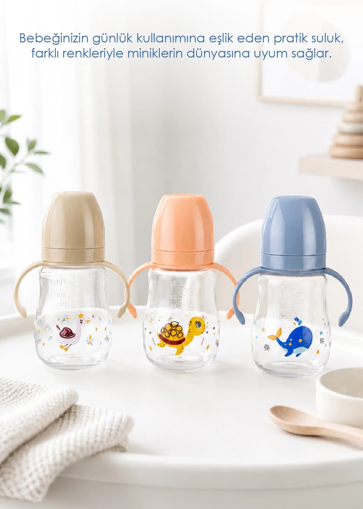 لیوان آبخوری Babyjem ضدچکه Suluk 250 ml خاکستری لیوان آبخوری Babyjem ضدچکه Suluk 250 ml خاکستری