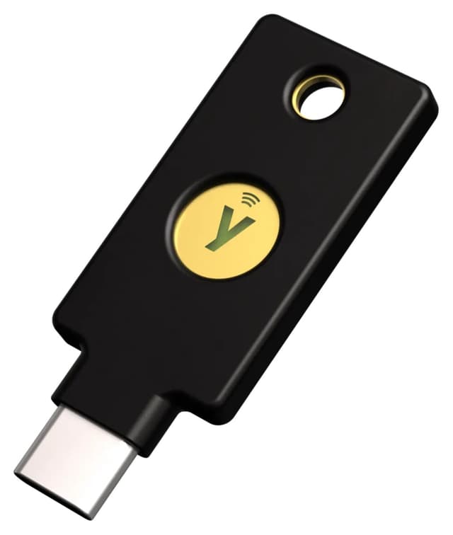 دستگاه احراز هویت دومرحلهای Yubico مدل YubiKey 5C NFC دستگاه احراز هویت دومرحلهای Yubico مدل YubiKey 5C NFC