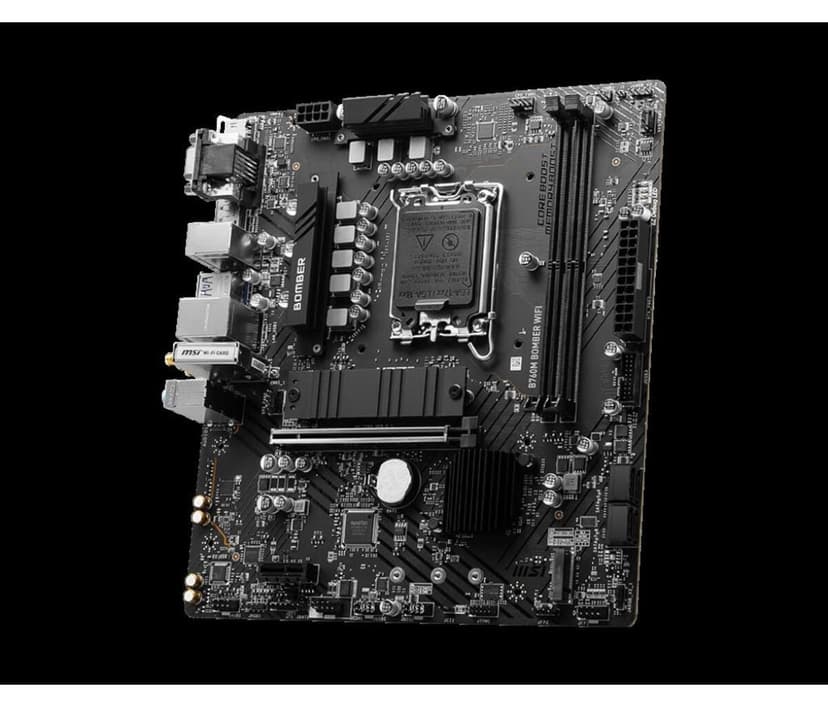 مادربرد MSI مدل B760M BOMBER WIFI با پشتیبانی DDR5 سوکت LGA 1700 فرم فاکتور Micro ATX مادربرد MSI مدل B760M BOMBER WIFI با پشتیبانی DDR5 سوکت LGA 1700 فرم فاکتور Micro ATX