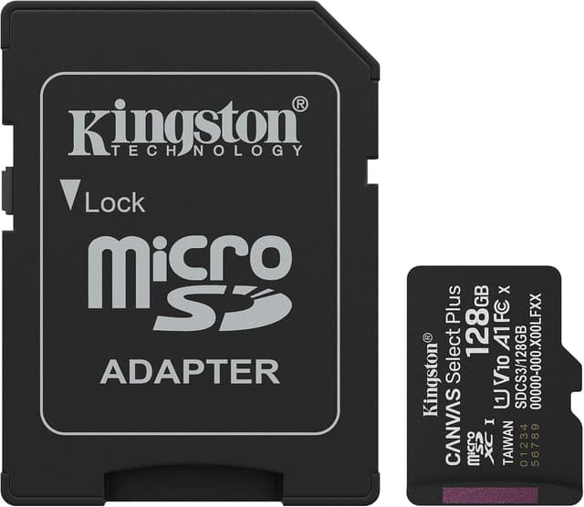 کارت حافظه microSDXC Kingston Canvas Select Plus 128GB با سرعت 150MB/s مدل SDCS3/128GB کارت حافظه microSDXC Kingston Canvas Select Plus 128GB با سرعت 150MB/s مدل SDCS3/128GB