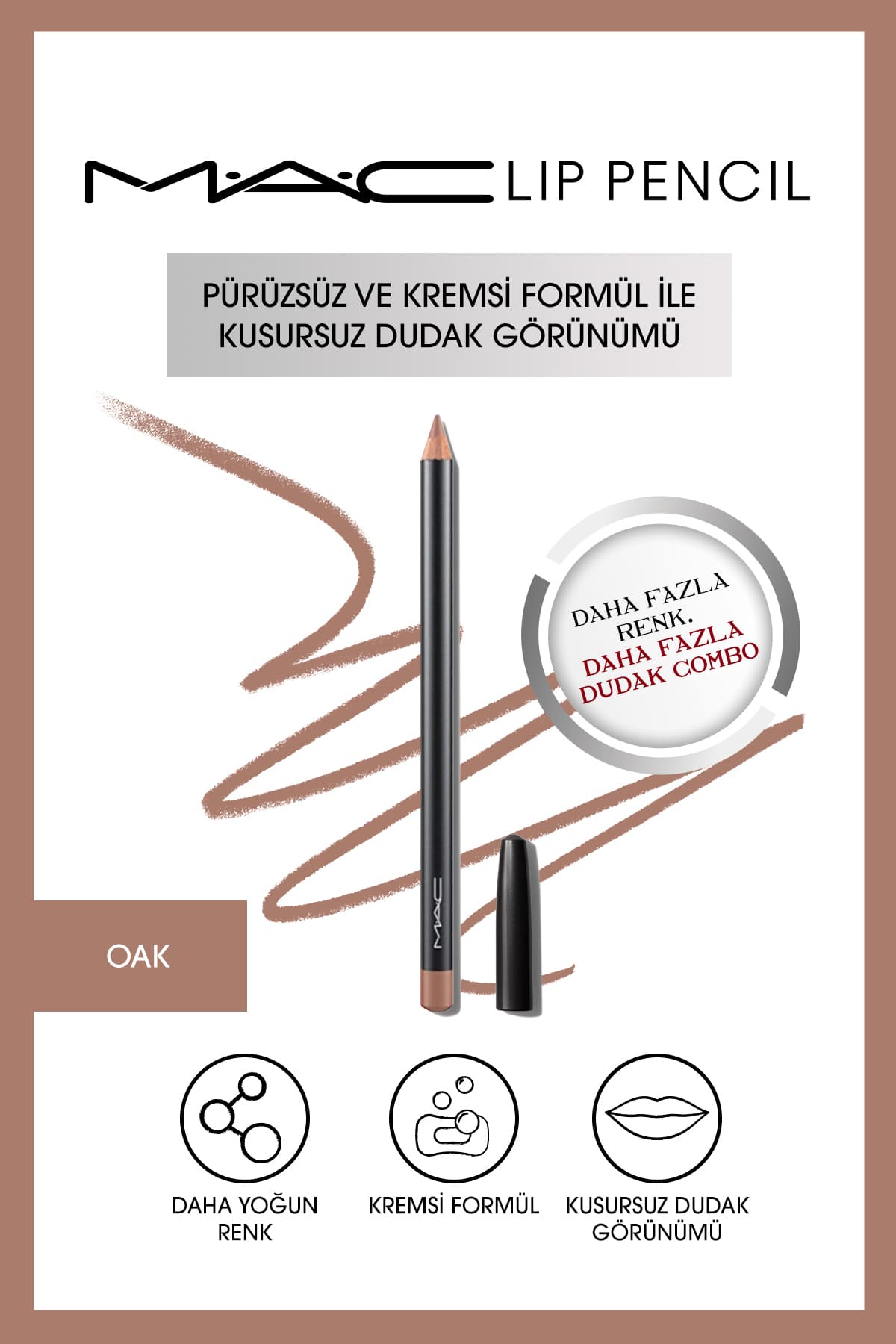 مداد لب Mac کرمی و ماندگار آلویی 1.45g مداد لب Mac کرمی و ماندگار آلویی 1.45g