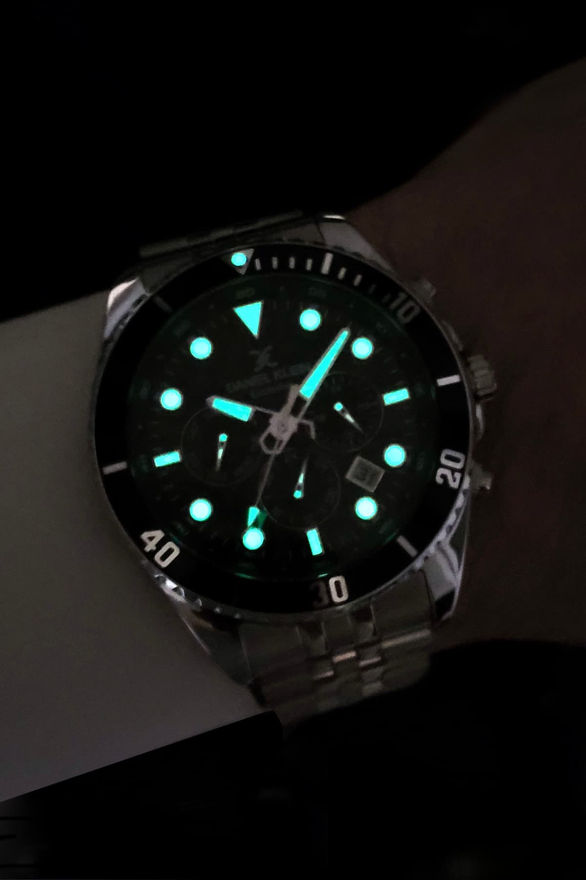 ساعت مچی مردانه Daniel Klein صفحه مشکی بند خاکستری قابل تنظیم 45mm ساعت مچی مردانه Daniel Klein صفحه مشکی بند خاکستری قابل تنظیم 45mm