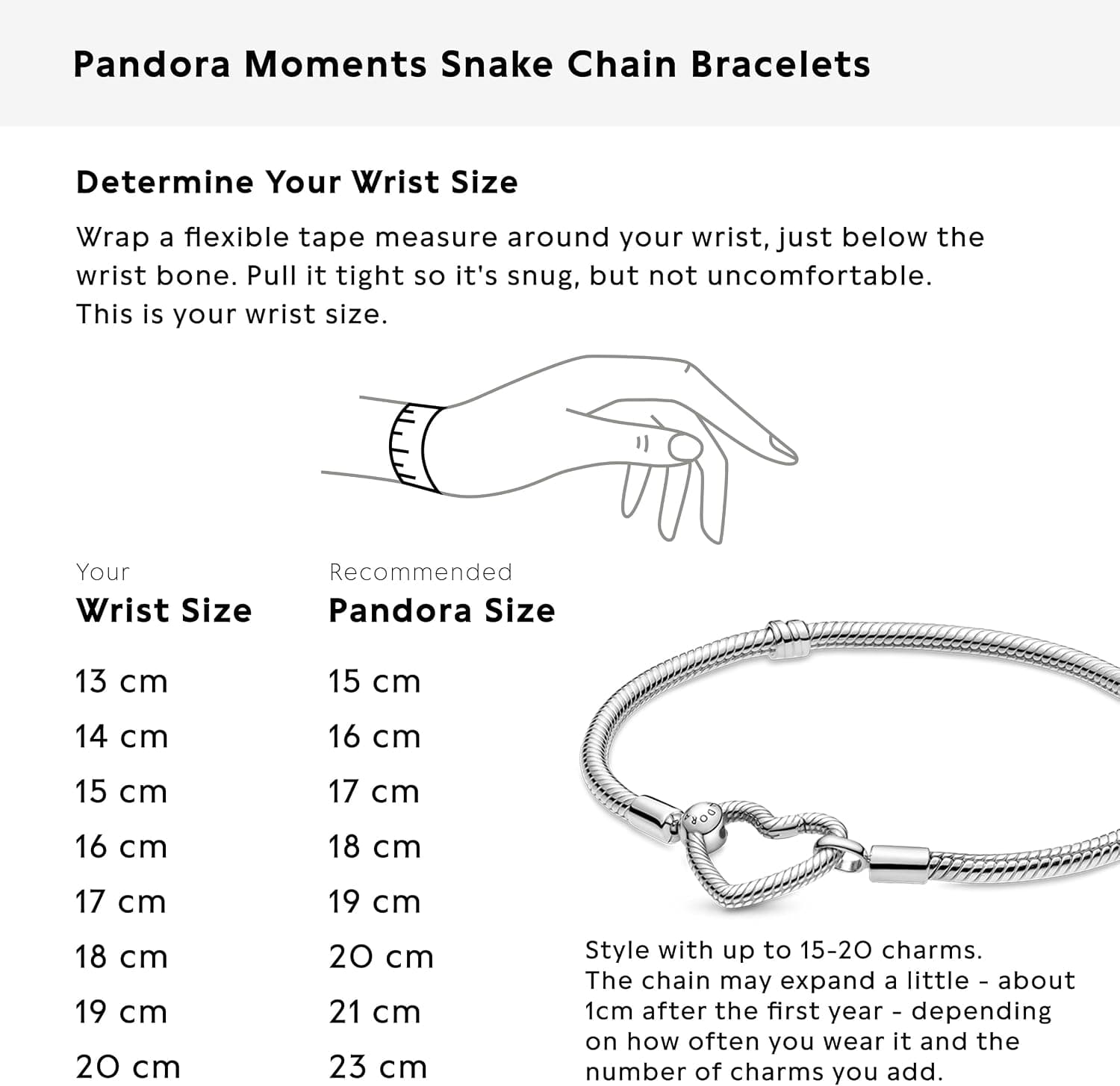 دستبند زنانه PANDORA Moments با قفل قلبی و زنجیر Snake Chain دستبند زنانه PANDORA Moments با قفل قلبی و زنجیر Snake Chain
