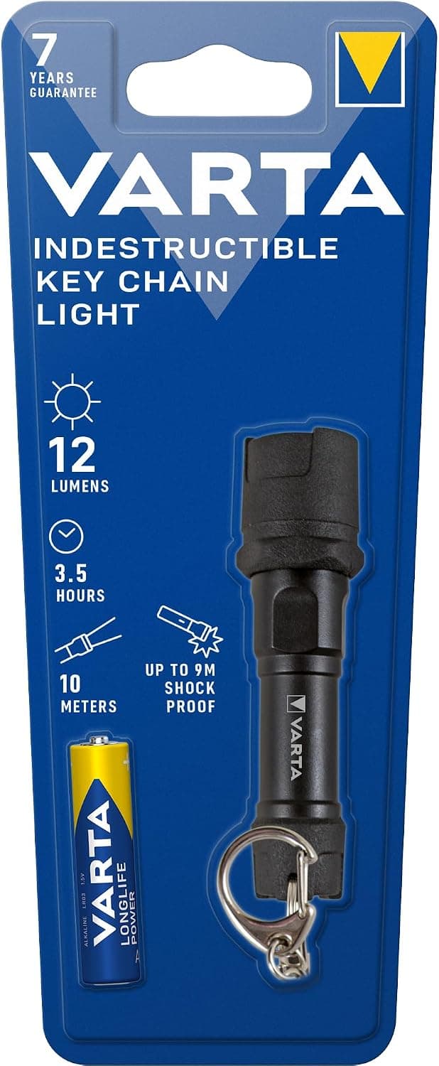 چراغقوه جاکلیدی Varta LED Mini با باتری 1x AAA چراغقوه جاکلیدی Varta LED Mini با باتری 1x AAA
