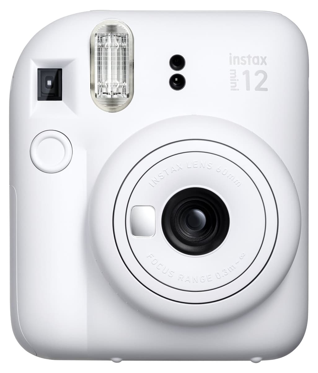 دوربین فوری Fujifilm Instax mini 12 سفید با ۱۰ فیلم، آلبوم و کیف چرمی دوربین فوری Fujifilm Instax mini 12 سفید با ۱۰ فیلم، آلبوم و کیف چرمی
