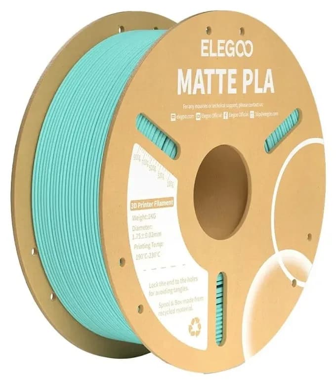 فیلامنت ELEGOO PLA مات سبز آبی فیلامنت ELEGOO PLA مات سبز آبی