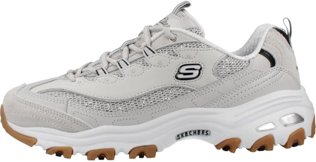 کتونی زنانه Skechers سفید مدل D'LİTES کتونی زنانه Skechers سفید مدل D'LİTES