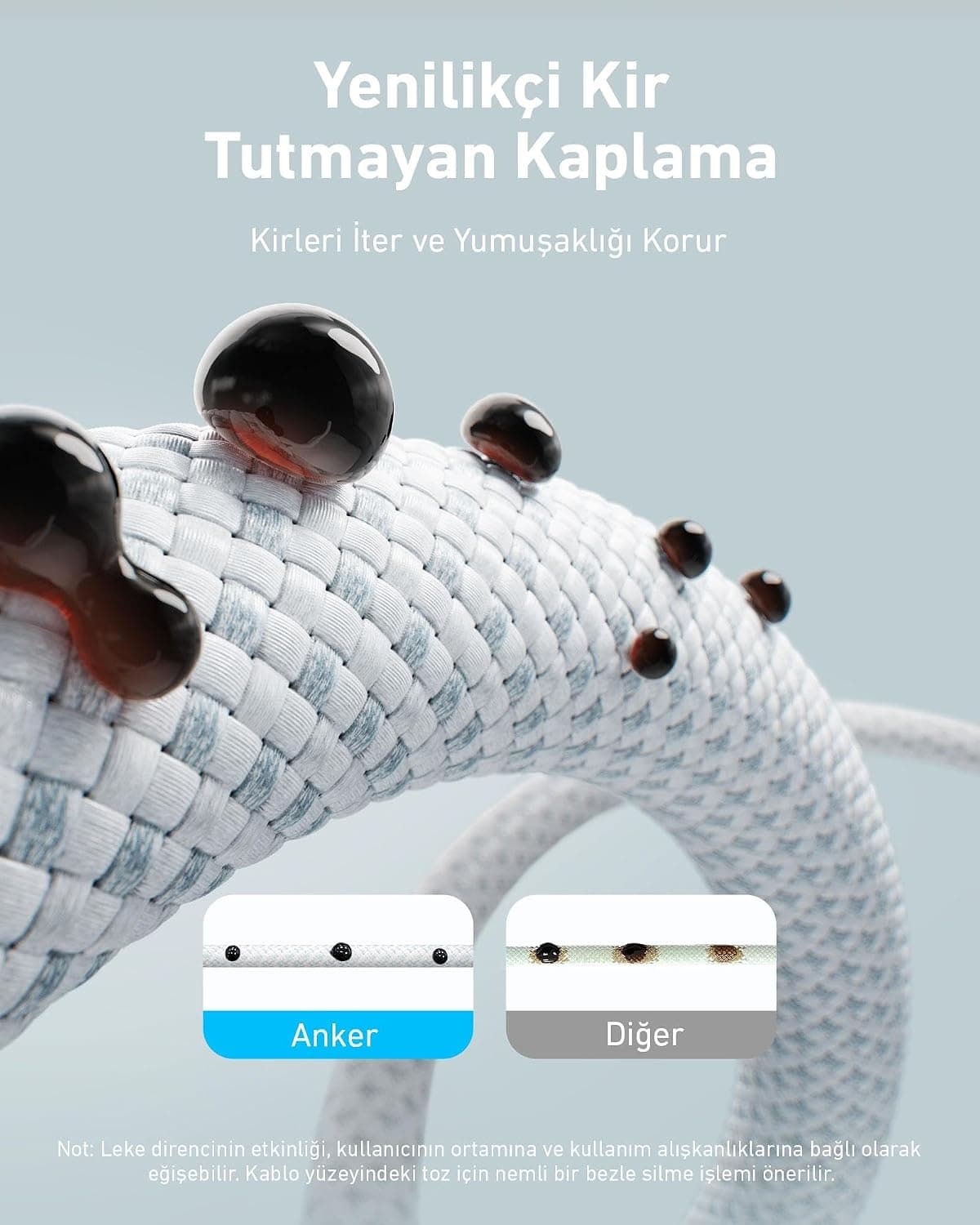 کابل مردانه Anker Zolo به USB-C USB-C بافته 1M 240W مشکی مدل A8060 کابل مردانه Anker Zolo به USB-C USB-C بافته 1M 240W مشکی مدل A8060
