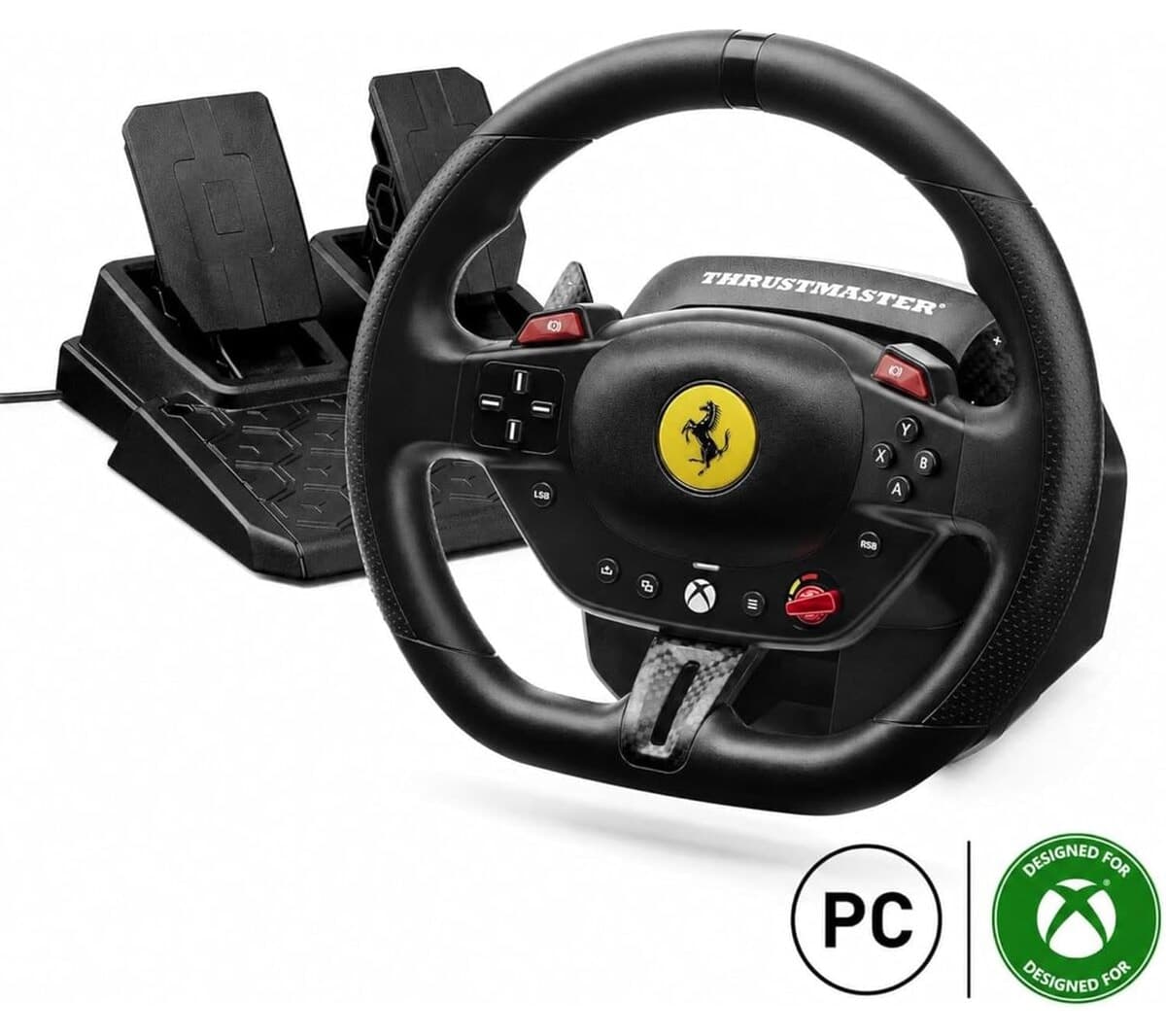 فرمان مسابقهای Thrustmaster Ferrari 296 GTS با لایسنس رسمی مدل T98-X فرمان مسابقهای Thrustmaster Ferrari 296 GTS با لایسنس رسمی مدل T98-X