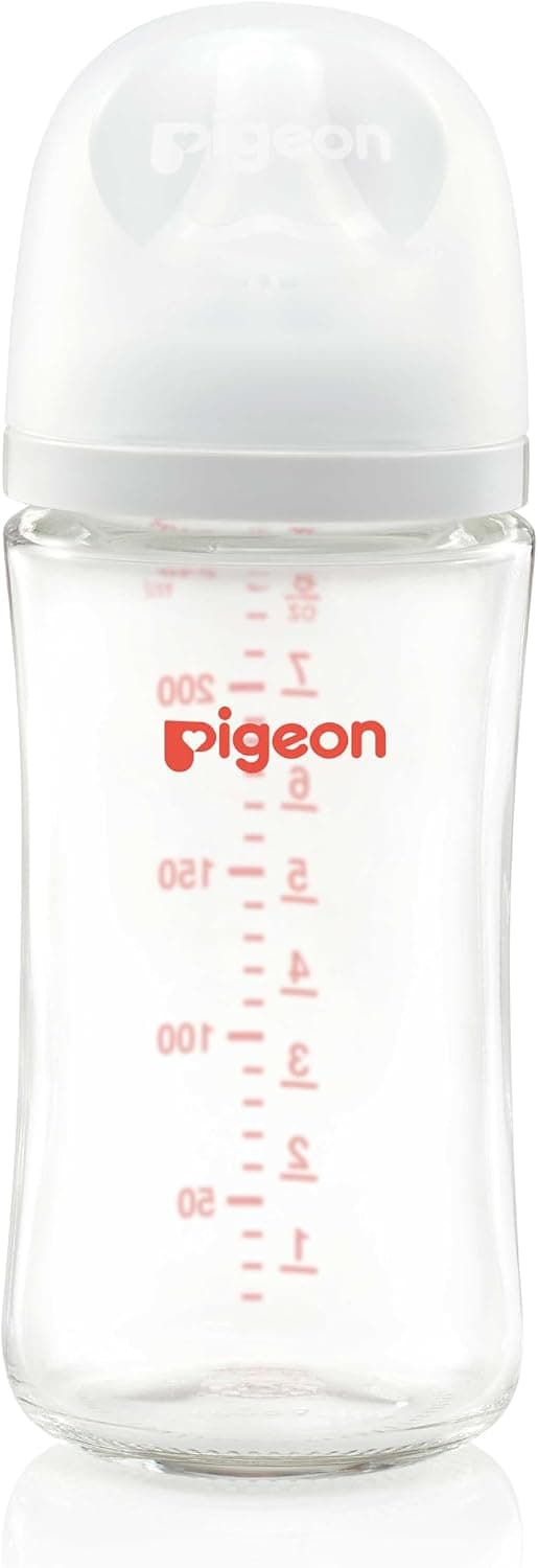 شیشه شیر Pigeon Softouch دهان گشاد سرشیر متوسط BPA Free 3+ ماه 240ml شیشه شیر Pigeon Softouch دهان گشاد سرشیر متوسط BPA Free 3+ ماه 240ml