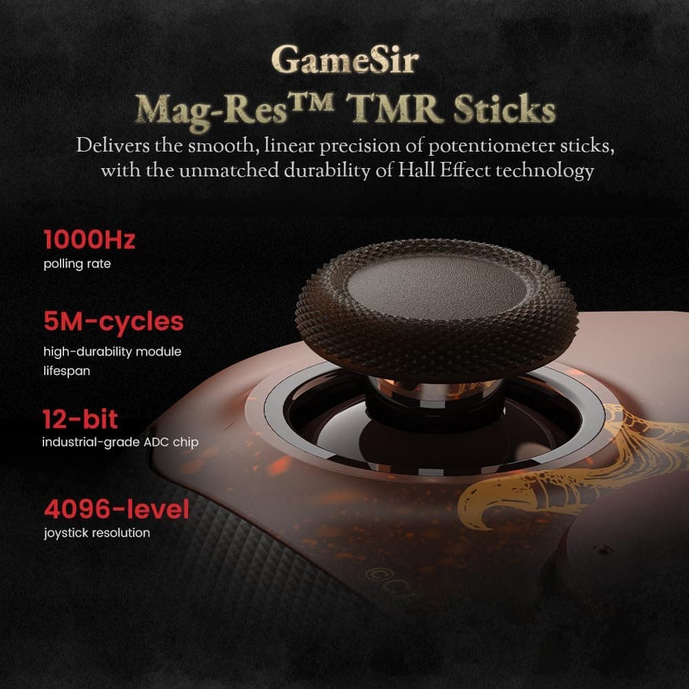 کنترلر کابلی GameSir مدل G7 Pro با استیک TMR و Dragon's Dogma 2 Edition کنترلر کابلی GameSir مدل G7 Pro با استیک TMR و Dragon's Dogma 2 Edition