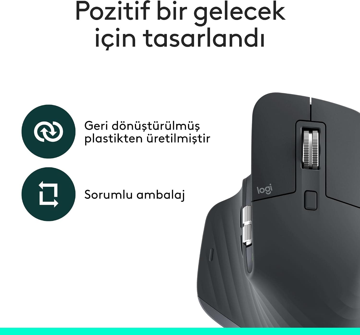 ماوس بیسیم Logitech MX Master 3S Bluetooth Edition، 8.000 DPI، بیصدا، ارگونومیک، مشکی ماوس بیسیم Logitech MX Master 3S Bluetooth Edition، 8.000 DPI، بیصدا، ارگونومیک، مشکی