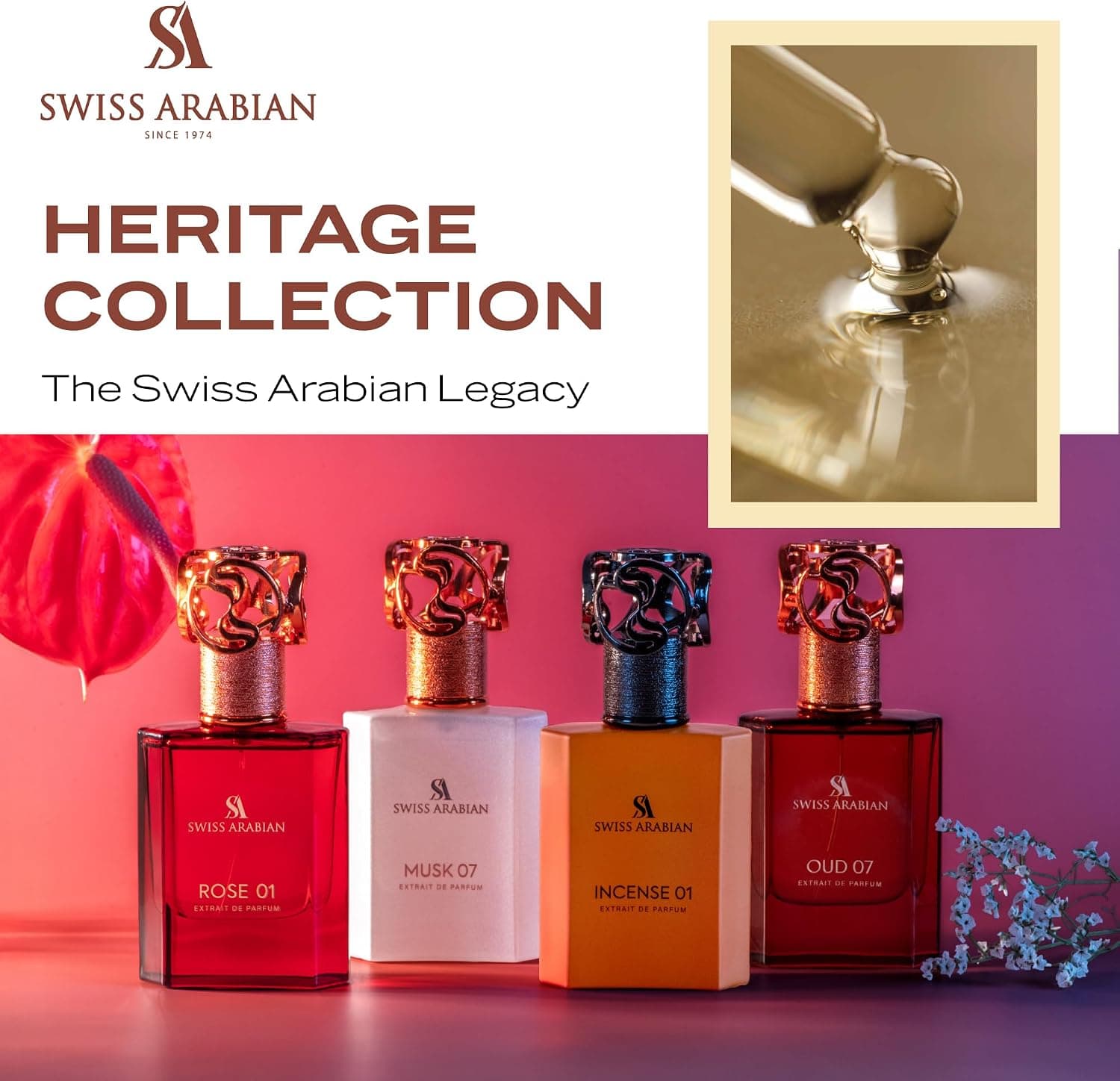 عطر اکستریت د پارفوم یونیسکس Swiss Arabian Tobacco 01 با رایحه شرقی و چوبی 50ml عطر اکستریت د پارفوم یونیسکس Swiss Arabian Tobacco 01 با رایحه شرقی و چوبی 50ml