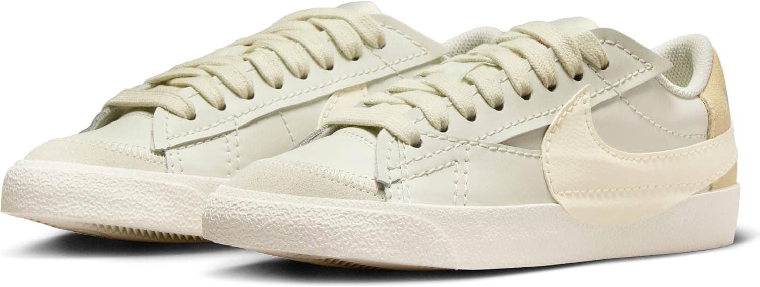 کفش کتانی روزمره Nike چرم صورتی مدل Blazer Low '77 Jumbo کفش کتانی روزمره Nike چرم صورتی مدل Blazer Low '77 Jumbo