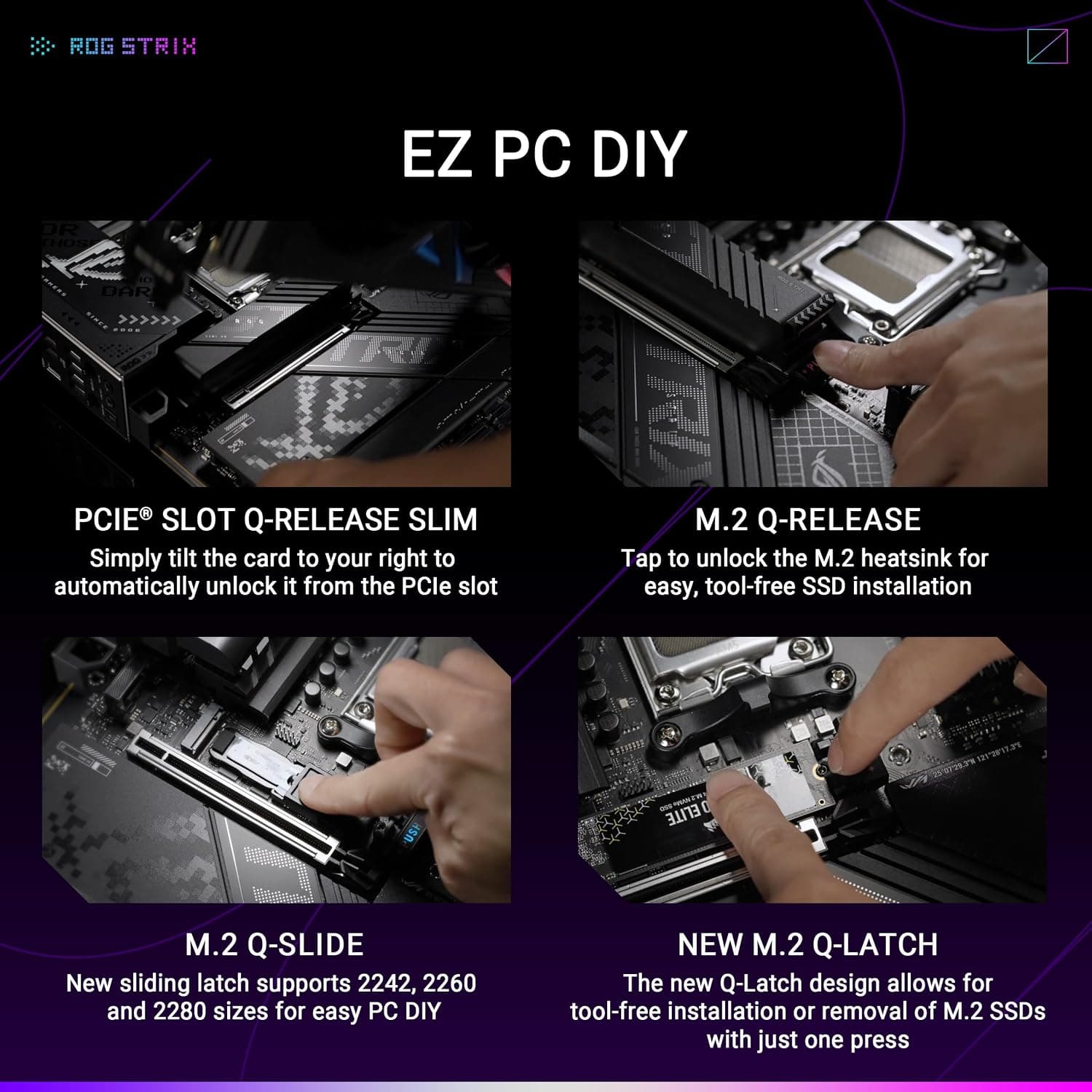 مادربرد ASUS ROG Strix X870-F Gaming WIFI سوکت AM5 مشکی مادربرد ASUS ROG Strix X870-F Gaming WIFI سوکت AM5 مشکی
