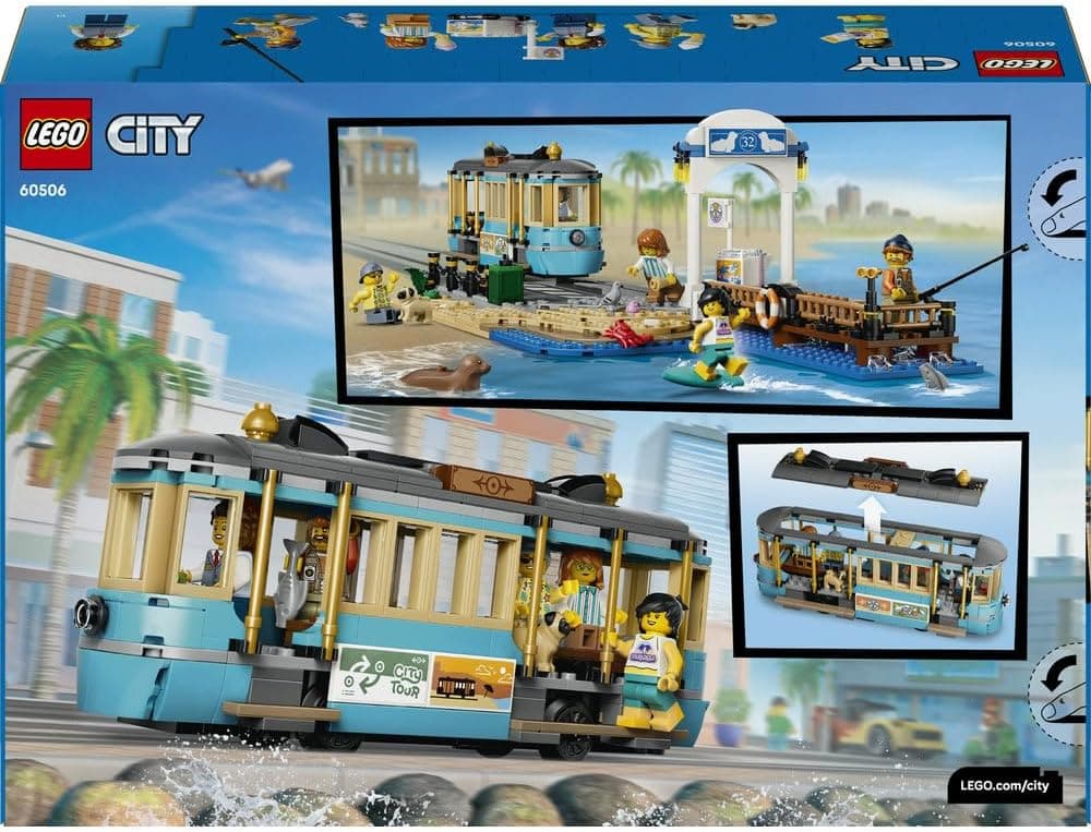 لگو سری City Classic مدل Beach Tram 60506 لگو سری City Classic مدل Beach Tram 60506