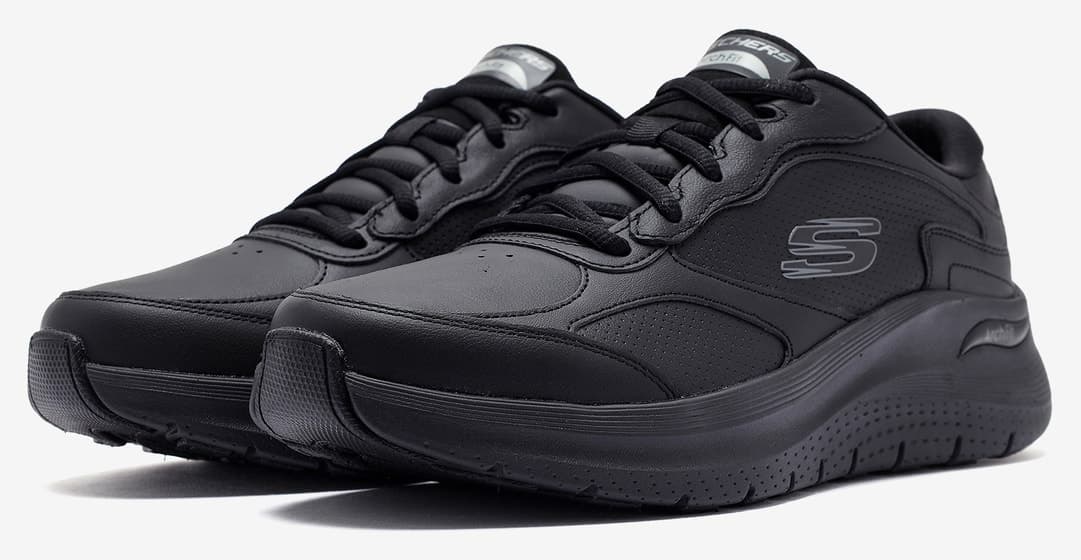 کفش ورزشی مردانه Skechers ARCH FIT 2.0 مشکی SAFEHOUSE مدل 232703TK BBK کفش ورزشی مردانه Skechers ARCH FIT 2.0 مشکی SAFEHOUSE مدل 232703TK BBK