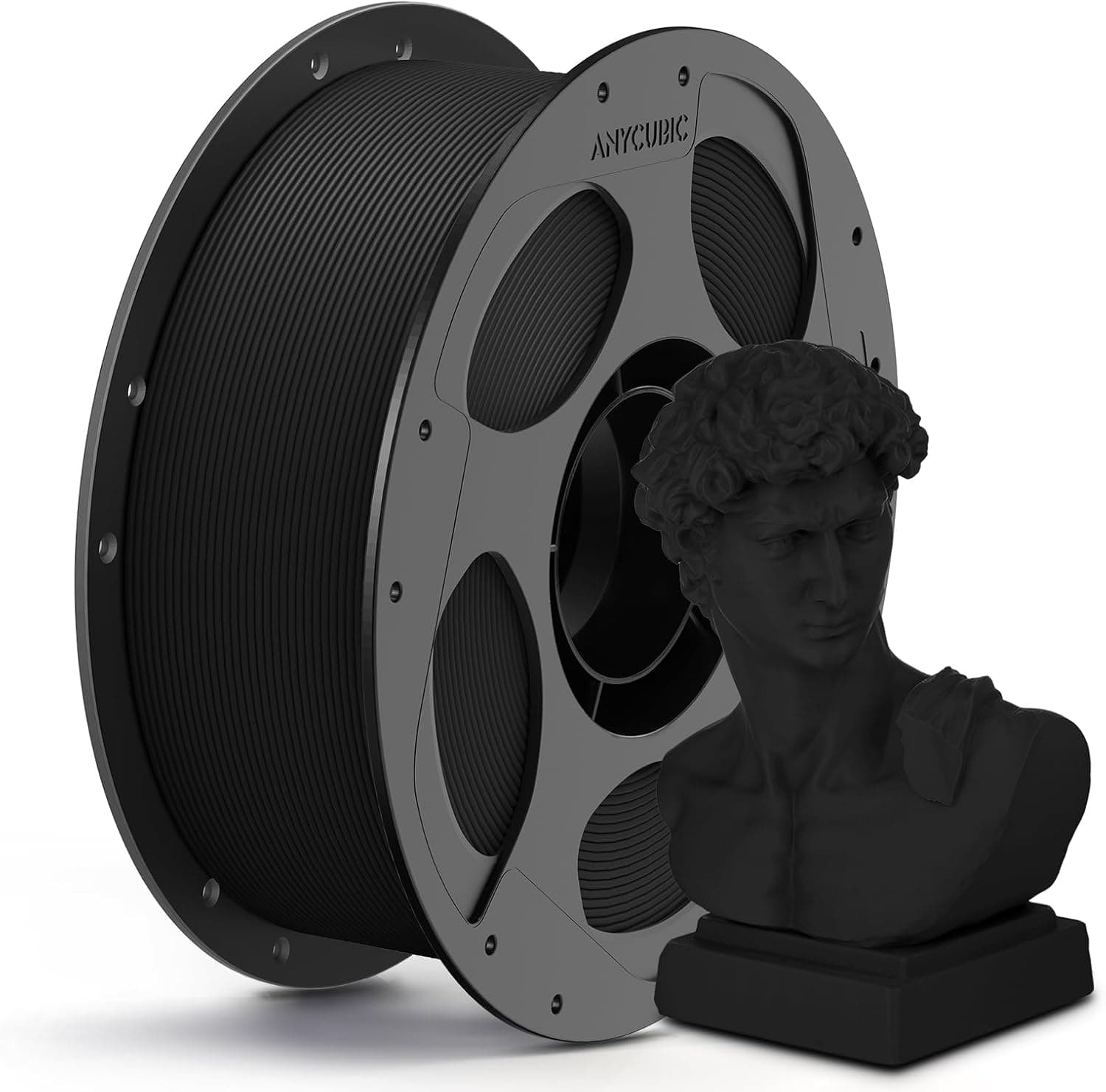 فیلامنت پرینتر سه بعدی ANYCUBIC PLA مشکی فیلامنت پرینتر سه بعدی ANYCUBIC PLA مشکی
