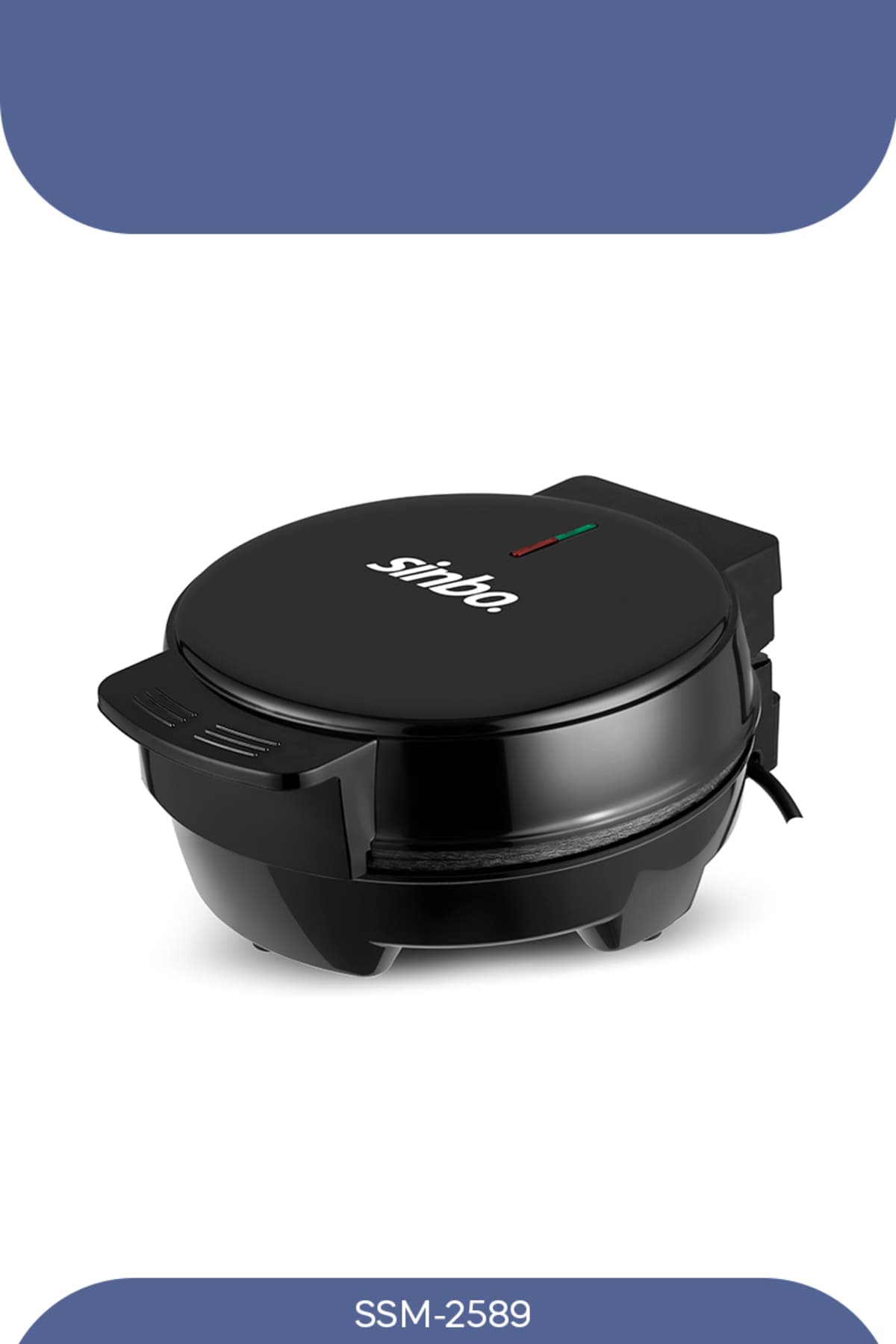 وافل ساز بلژیکی Sinbo با پوشش ضدچسب 1000 وات مدل SSM-2589 وافل ساز بلژیکی Sinbo با پوشش ضدچسب 1000 وات مدل SSM-2589