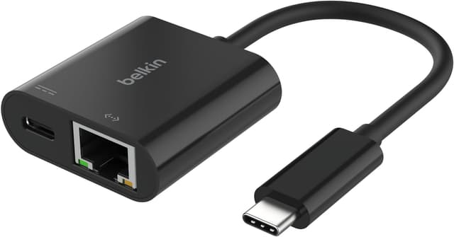 آداپتور Belkin Connect مبدل USB-C به اترنت و شارژ 100W با پورت Gigabit Ethernet آداپتور Belkin Connect مبدل USB-C به اترنت و شارژ 100W با پورت Gigabit Ethernet
