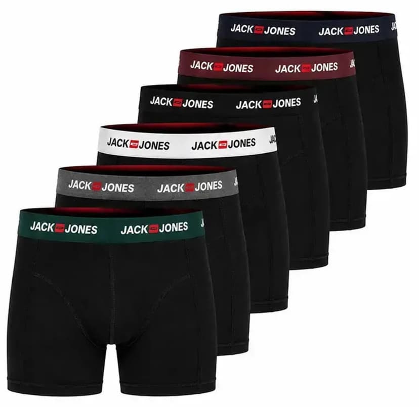 باکسر مردانه Jack & Jones بزرگ سایز بسته 6 عددی مدل 12295776 باکسر مردانه Jack & Jones بزرگ سایز بسته 6 عددی مدل 12295776