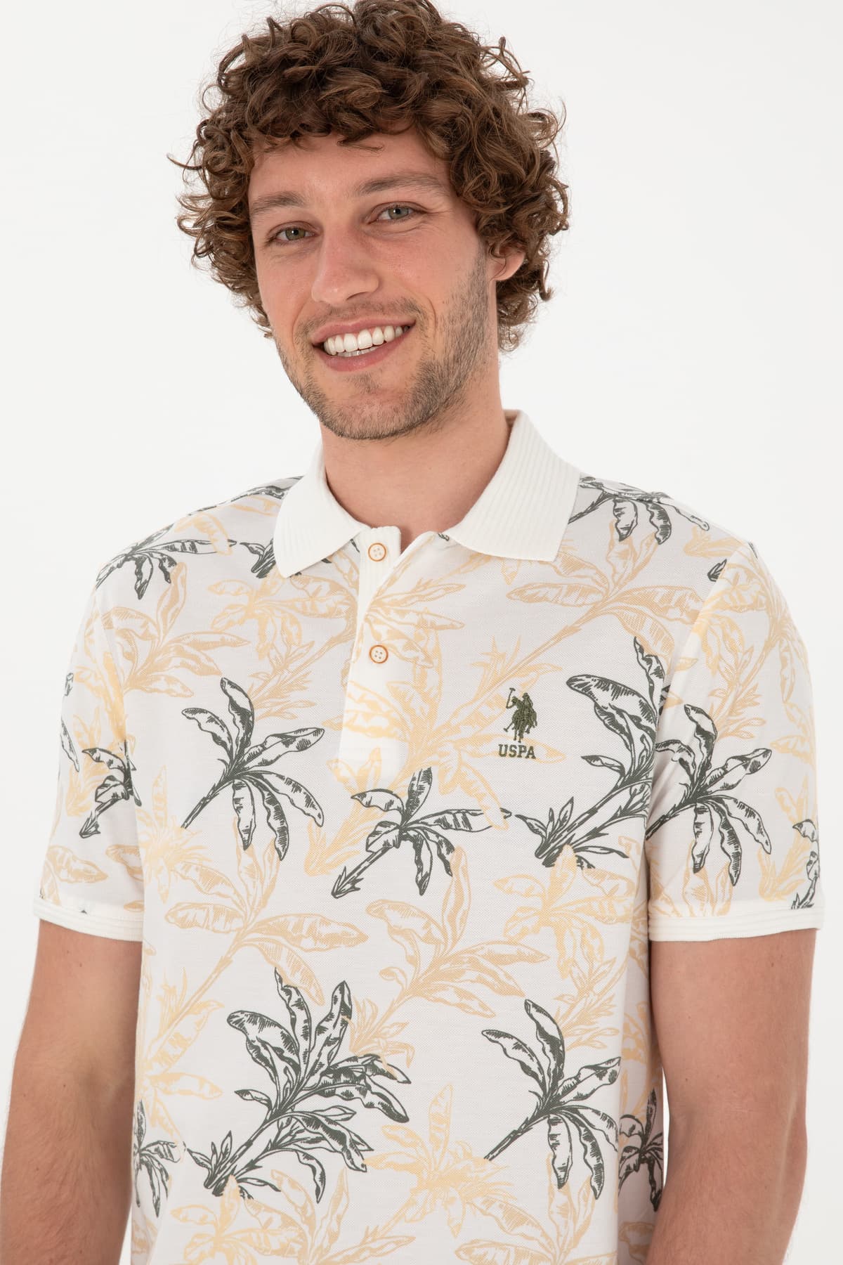 تیشرت مردانه U.S. Polo Assn. فیت معمولی یقه پولو سفید مدل 50300401-VR013 تیشرت مردانه U.S. Polo Assn. فیت معمولی یقه پولو سفید مدل 50300401-VR013