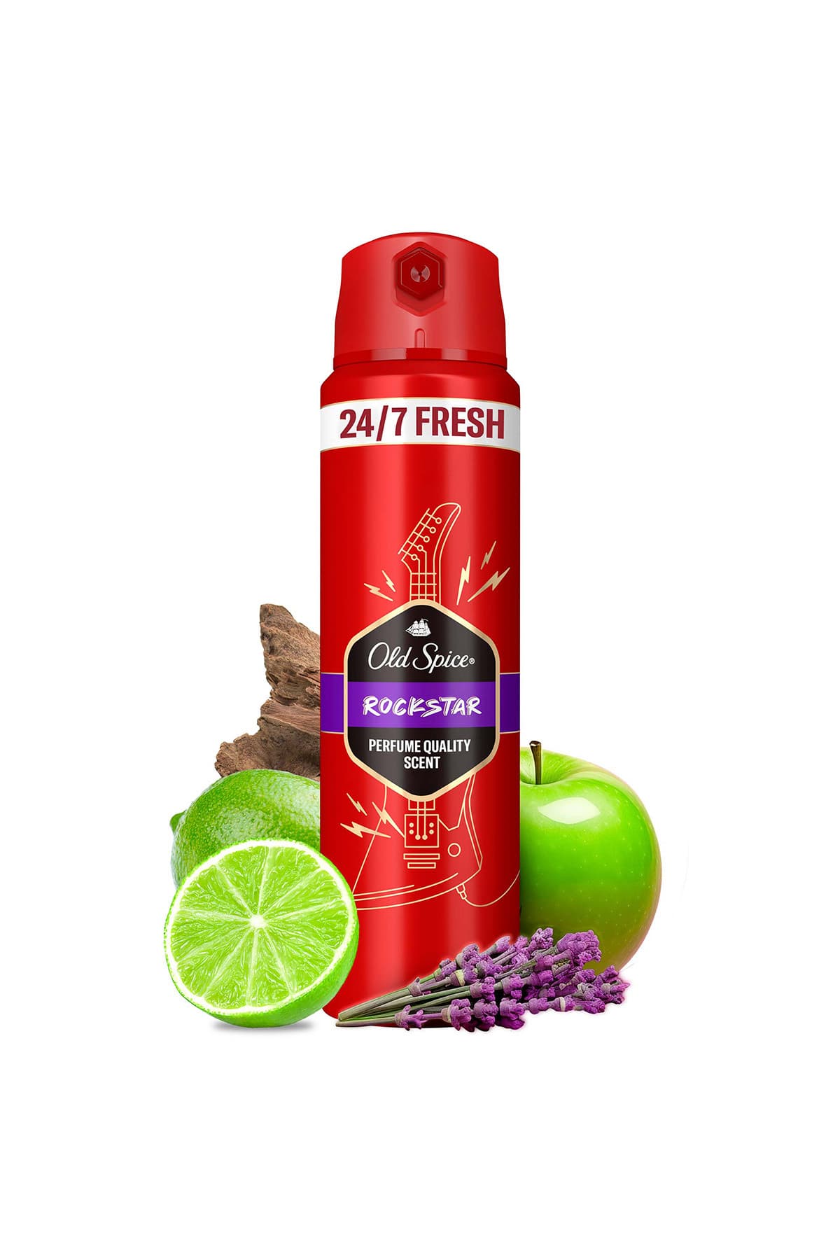 اسپری دئودورانت بدن مردانه Old Spice Rockstar 150 ml x3 اسپری دئودورانت بدن مردانه Old Spice Rockstar 150 ml x3
